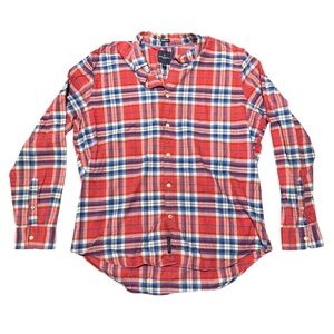 American Eagle “Seriously Soft” Plaid Button-Down Shirt – Size XL